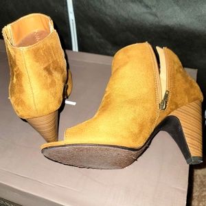 Ankle Peep Toe Booties
